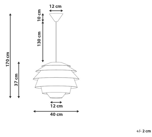 Závesná lampa biela syntetický materiál nepravidelný okrúhly tvar moderný mid century štýl obývačka jedáleň