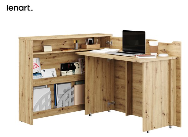 Písací stôl Lenart WORK CONCEPT dub artisan Strana: Ľavá