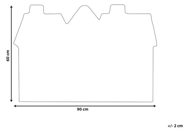 Rohožka prírodné kokosové vlákno 60 x 90 cm PVC povlak protišmyková rohož s vianočným motívom perníkový domček do interiéru moderná