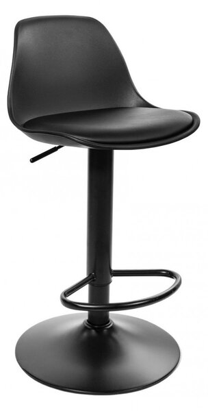 SUPPLIES HOGA otočná barová stolička - čierna farba