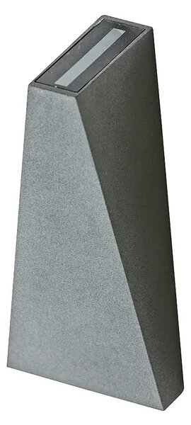 LED vonkajšie nástenné osvetlenie Zita Xl svetlosivá