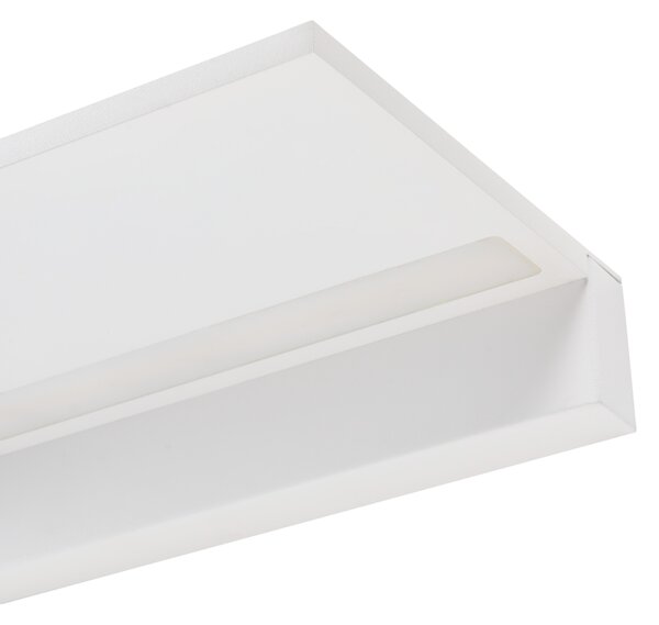 Obrazové a zrkadlové LED svietidlo biela kovová horizontálna nástenná lampa kúpeľňa obývacia izba