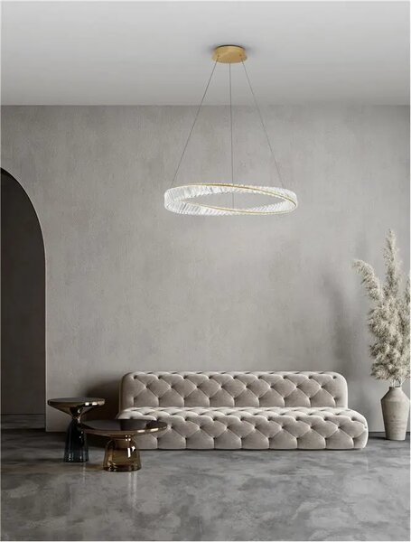 Krištáľový luster Aurelia 45W 80 zlaté