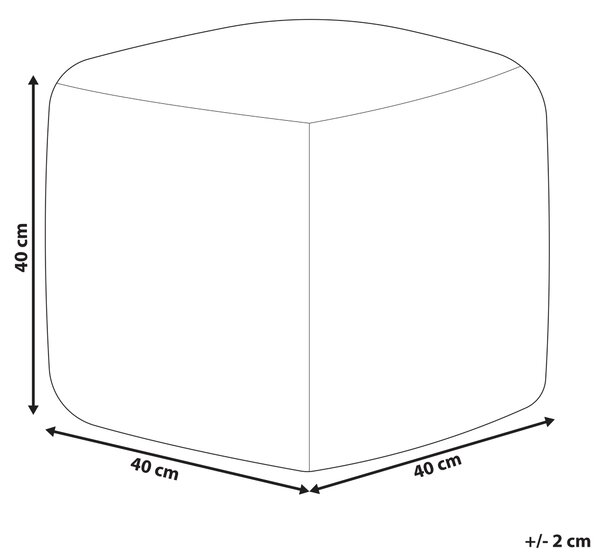 Taburetka sivá biela bavlna polyester 40 x 40 cm štvorcový tvar geometrický vzor makramé boho štýl podnožka puf obývačka spálňa