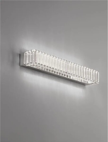 LED nástenné svietidlo Aurelia 12 Chrome