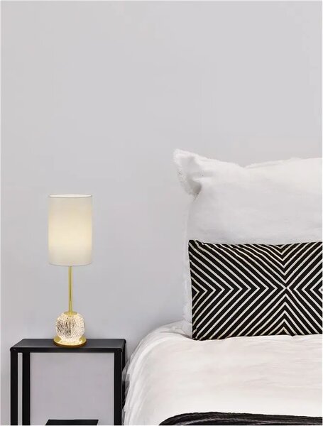 Rustikálna stolová lampa Brillante 15.5 zlaté
