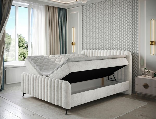 AMERICKÁ POSTEĽ, 180/200 cm, béžová MID.YOU - Online Only spálne, Online Only