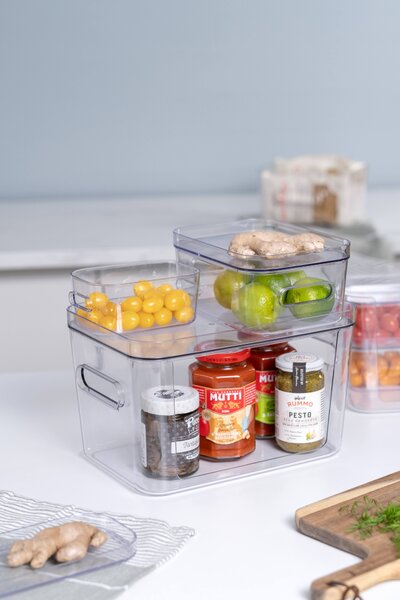 SMARTSTORE Organizér CompactClear, 7,2l otvorená predná hrana - 20 x 29,5 x 16 cm