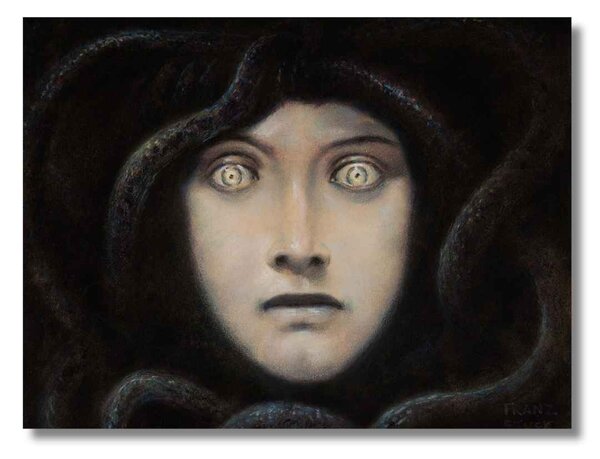 Obraz Franz Stuck - Medúza