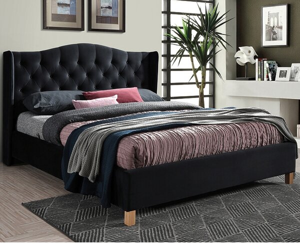 Čalúnená posteľ Aspenti Velvet 160x200 cm Barvy | AMI Nábytok