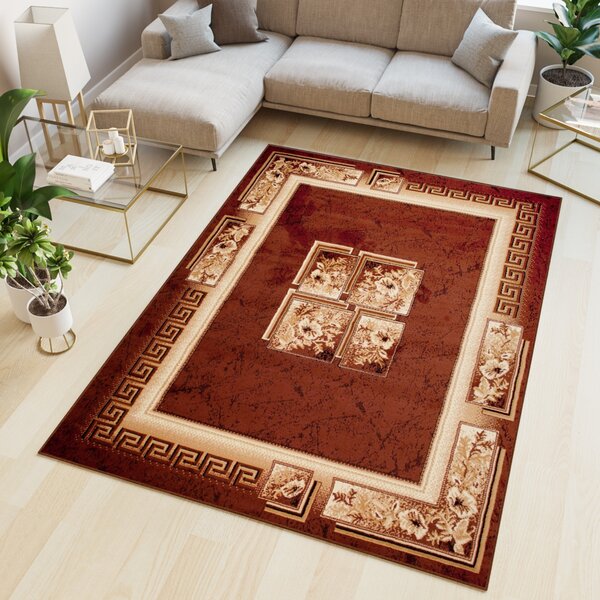 Kusový koberec ATLAS quatro - hnedý / béžový (60x100 cm)