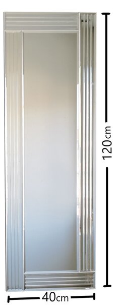 NovýNábytok.sk Zrkadlo Silvery II (Strieborná). Akcia -18%. Vlastná spoľahlivá doprava až k Vám domov. 1072147
