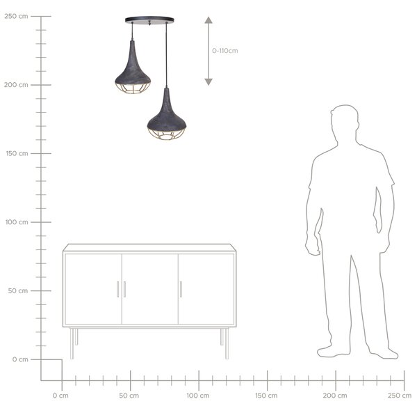 Závesná lampa čierna mosadzná prírodné drevené tienidlo boho štýl ručne vyrobené bytové doplnky