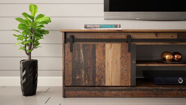 MEBLINE Komoda RTV RANER old WOODY