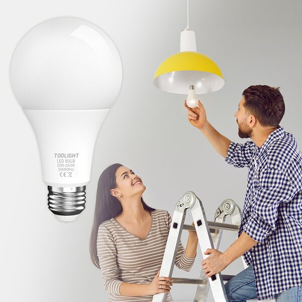 Toolight LED žiarovka studená LED RSL020 E27 5W Neutral