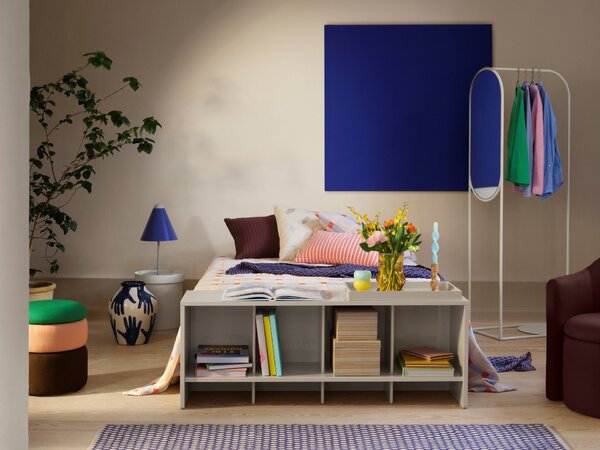 Bavlnený prehoz Linda Baja Blue 130 × 180 cm