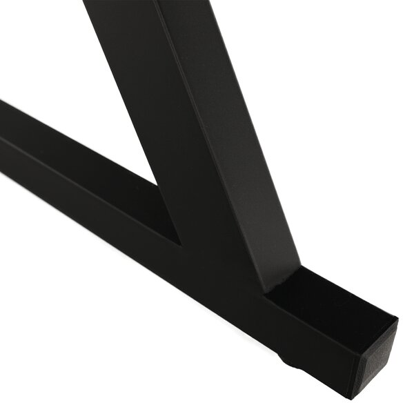 KONDELA Herný stôl/počítačový stôl, čierna/červená, MACKENZIE 140cm