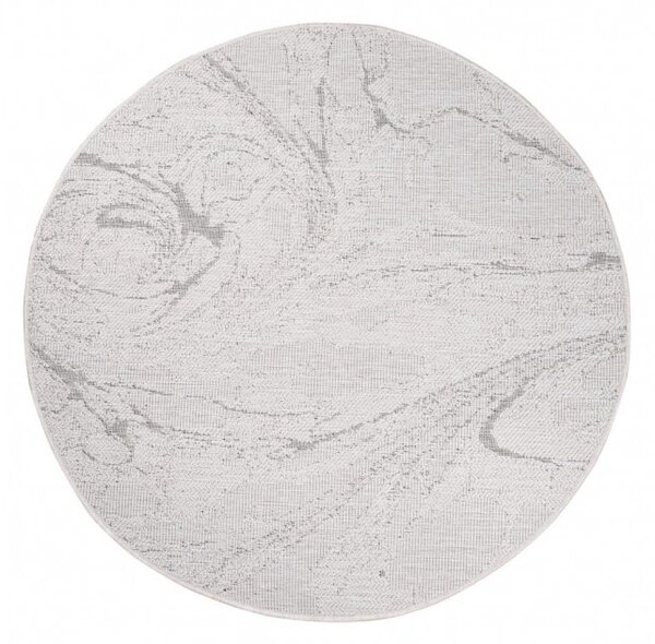 Obojstranný koberec DuoRug 5733 natural kruh