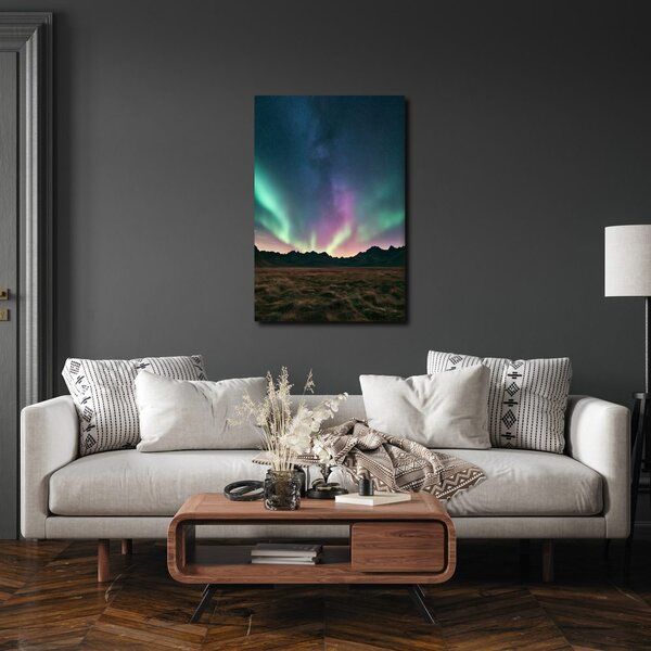 Obraz nočná obloha s aurorou