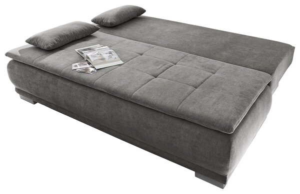 ROZKLADACIA POHOVKA, textil, kompozitné drevo, sivá MID.YOU - Sedačky, Online Only