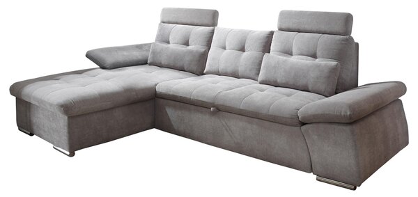 ROHOVÁ SEDAČKA, textil, kompozitné drevo, bahenná hnedá MID.YOU - Sedačky, Online Only