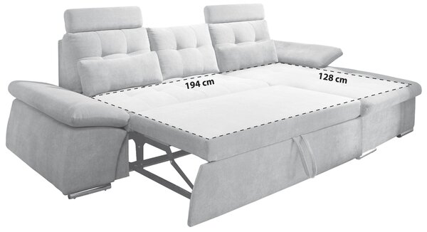 ROHOVÁ SEDAČKA, textil, kompozitné drevo, tmavosivá MID.YOU - Sedačky, Online Only