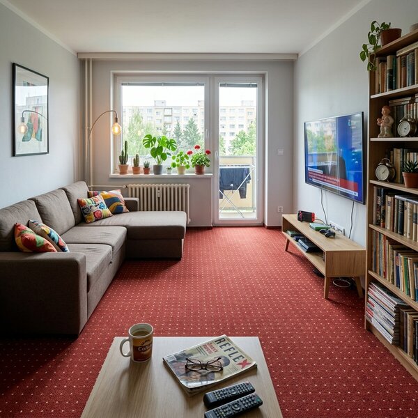 Condor Carpets , AKCIA: 70x200 cm Kusový koberec Udinese terra - neúčtujeme odrezky z role - obšitý zo všetkých strán, šíře, oranžová, filc, chodba / predsieň