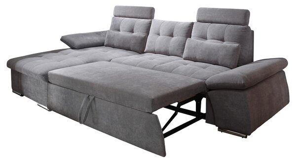 ROHOVÁ SEDAČKA, textil, kompozitné drevo, tmavosivá MID.YOU - Sedačky, Online Only