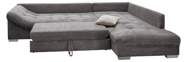 ROHOVÁ SEDAČKA, textil, sivá P & B - Sedačky, Online Only