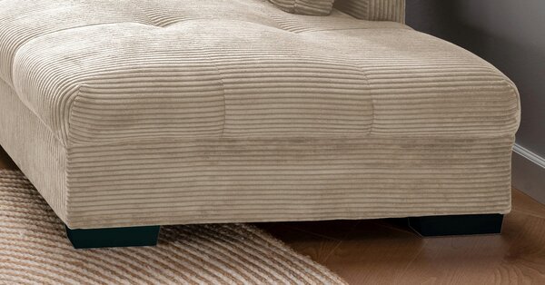 ROHOVÁ SEDAČKA, textil, béžová P & B - Sedačky, Online Only