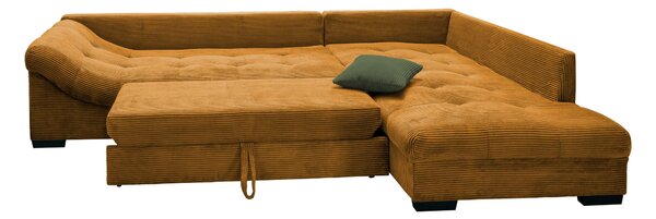 ROHOVÁ SEDAČKA, textil, koňaková P & B - Sedačky, Online Only