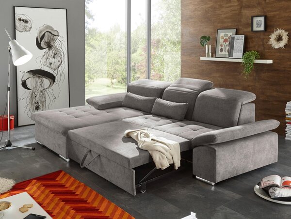 ROHOVÁ SEDAČKA, textil, kompozitné drevo, bahenná hnedá MID.YOU - Sedačky, Online Only