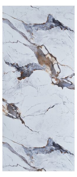 Manufakturaplyt Flexi panel Búrkový mramor – lesklý, 280 × 122 cm