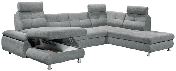 SEDACIA SÚPRAVA, textil, svetlosivá MID.YOU - Sedačky, Online Only