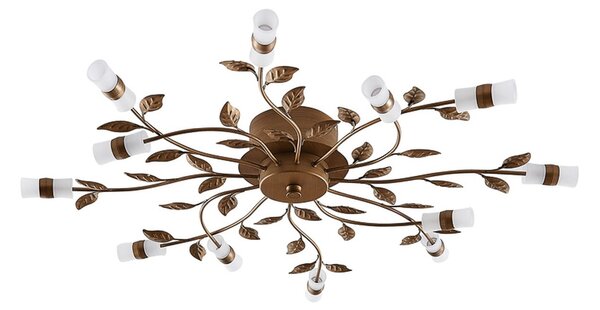 Stropné Lampa Lindby, Bentas, Bronzová / Stará Mosadz, Obývacia izba, Kov, Florentský