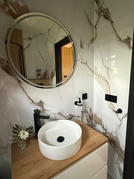 Manufakturaplyt Flexi panel Mramor Prestige – lesklý, 280 × 122 cm