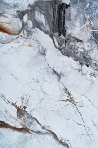 Manufakturaplyt Flexi panel Búrkový mramor – lesklý, 280 × 122 cm