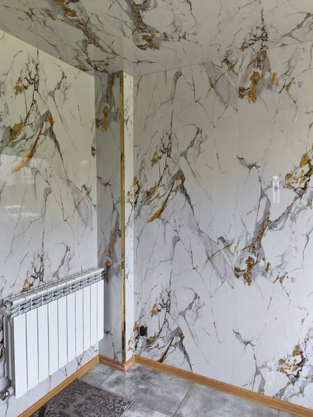 Manufakturaplyt Flexi panel Royal gold – lesklý, 280 × 122 cm