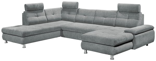 SEDACIA SÚPRAVA, textil, svetlosivá MID.YOU - Sedačky, Online Only
