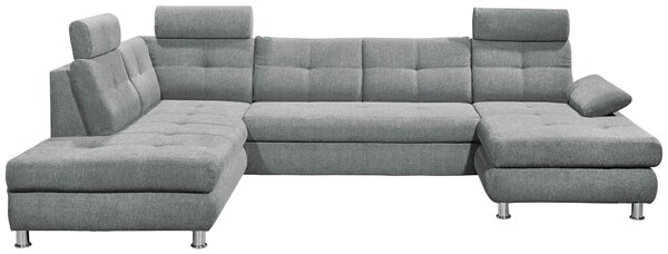 SEDACIA SÚPRAVA, textil, svetlosivá MID.YOU - Sedačky, Online Only