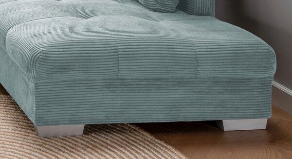 ROHOVÁ SEDAČKA, textil, svetlomodrá P & B - Sedačky, Online Only