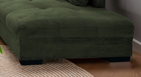ROHOVÁ SEDAČKA, textil, tmavozelená P & B - Sedačky, Online Only