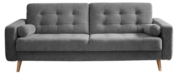 ROZKLADACIA POHOVKA, textil, kompozitné drevo, tmavosivá MID.YOU - Sedačky, Online Only