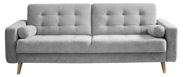 ROZKLADACIA POHOVKA, textil, kompozitné drevo, strieborná MID.YOU - Sedačky, Online Only