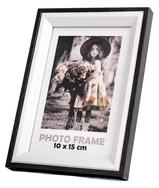 FANDY Drevený fotorámik Botany 10x15 2 čieny