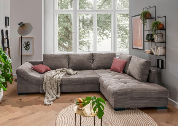 ROHOVÁ SEDAČKA, textil, taupe P & B - Sedačky, Online Only