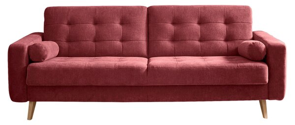 ROZKLADACIA POHOVKA, textil, kompozitné drevo, bobuľová MID.YOU - Sedačky, Online Only