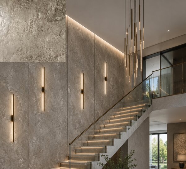 Manufakturaplyt Flexi panel Mocca Stone – štruktúrovaný, polomat 280 × 120 cm