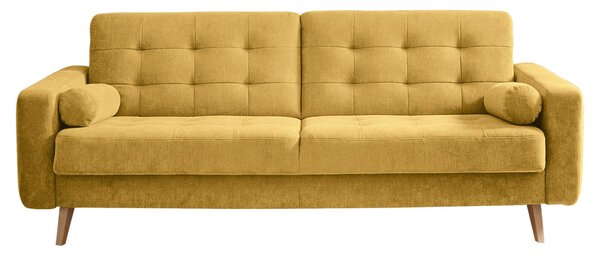 ROZKLADACIA POHOVKA, textil, kompozitné drevo, žltá MID.YOU - Sedačky, Online Only
