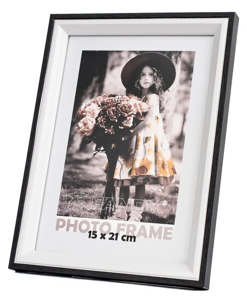 FANDY Drevený fotorámik Botany 15x22 2 čieny